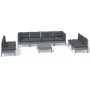 Gartenmöbel-Set 9-teilig und Kissen aus massivem Kiefernholz von , Gartensets - Ref: Foro24-3096240, Preis: 731,90 €, Rabatt: %
