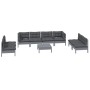 Gartenmöbel-Set 9-teilig und Kissen aus massivem Kiefernholz von , Gartensets - Ref: Foro24-3096240, Preis: 731,90 €, Rabatt: %