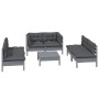 Gartenmöbel-Set 7-teilig und Kissen aus massivem Kiefernholz von , Gartensets - Ref: Foro24-3096216, Preis: 565,64 €, Rabatt: %
