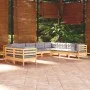 Garden furniture set 10 pieces and cushions solid pine wood by , Garden sets - Ref: Foro24-3096910, Price: 814,18 €, Discount: %