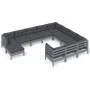 Gartenmöbel 11-teilig und Kissen aus grauem Kiefernholz von , Gartensets - Ref: Foro24-3097045, Preis: 909,58 €, Rabatt: %