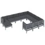 Gartenmöbel 11-teilig und Kissen aus grauem Kiefernholz von , Gartensets - Ref: Foro24-3097045, Preis: 909,58 €, Rabatt: %
