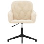 Swivel dining chairs 2 pcs cream velvet by , dining chairs - Ref: Foro24-3103386, Price: 184,05 €, Discount: %