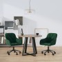 Drehbare Esszimmerstühle, 2 Einheiten, dunkelgrüner Samt von , Essstühle - Ref: Foro24-3103423, Preis: 176,48 €, Rabatt: %