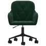 Drehbare Esszimmerstühle, 2 Einheiten, dunkelgrüner Samt von , Essstühle - Ref: Foro24-3103423, Preis: 173,26 €, Rabatt: %