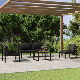 Garden furniture set 5 pieces and anthracite gray aluminum cushions by , Garden sets - Ref: Foro24-3107788, Price: 603,41 €, ...