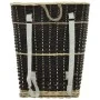 Cesto para leña con correas transporte sauce natural 57x51x69cm de vidaXL, Bolsas y soportes de leña - Ref: Foro24-286975, Pr...