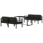 Gartenmöbel-Set 5-teilig und anthrazitgraue Aluminiumkissen von , Gartensets - Ref: Foro24-3115924, Preis: 740,86 €, Rabatt: %