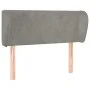 Hellgraues Samtkopfteil 103x23x78/88 cm von , Kopf- und Fußteile - Ref: Foro24-3116906, Preis: 48,74 €, Rabatt: %