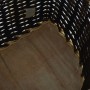 Brennholzkorb mit Transportgurten Naturweide 57x51x69cm von vidaXL, Brennholztaschen und -halter - Ref: Foro24-286975, Preis:...