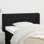 Cabecero de tela negro 103x16x78/88 cm de , Cabeceros y pies de cama - Ref: Foro24-3119096, Precio: 47,65 €, Descuento: %