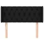 Cabecero de tela negro 103x16x78/88 cm de , Cabeceros y pies de cama - Ref: Foro24-3119096, Precio: 47,06 €, Descuento: %
