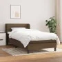 Box spring bed with dark brown fabric mattress 80x200 cm by , Beds and slatted bases - Ref: Foro24-3126280, Price: 306,98 €, ...