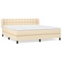 Boxspringbett mit cremefarbener Stoffmatratze 180x200 cm von , Betten und Lattenroste - Ref: Foro24-3126586, Preis: 583,32 €,...