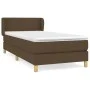 Box spring bed with dark brown fabric mattress 80x200 cm by , Beds and slatted bases - Ref: Foro24-3126600, Price: 293,06 €, ...