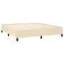 Box spring bed with cream fabric mattress 160x200 cm by , Beds and slatted bases - Ref: Foro24-3127898, Price: 568,87 €, Disc...