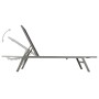 Tumbona de acero y textilene negra de vidaXL, Tumbonas - Ref: Foro24-48011, Precio: 97,14 €, Descuento: %