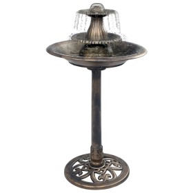 Green plastic bird bath fountain 50x91 cm by vidaXL, Birdbaths - Ref: Foro24-48233, Price: 106,94 €, Discount: %