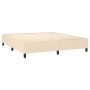 Box spring bed with cream fabric mattress 180x200 cm by , Beds and slatted bases - Ref: Foro24-3131374, Price: 638,76 €, Disc...