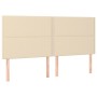 Box spring bed with cream fabric mattress 180x200 cm by , Beds and slatted bases - Ref: Foro24-3131374, Price: 638,76 €, Disc...