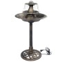 Fuente de baño para pájaros plástico verde 50x91 cm de vidaXL, Pilas para pájaros - Ref: Foro24-48233, Precio: 106,94 €, Desc...
