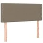 Box spring bed with LED mattress taupe gray fabric 80x200 cm by , Beds and slatted bases - Ref: Foro24-3133593, Price: 292,23...