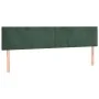 Box spring bed with mattress and LED dark green velvet 180x200cm by , Beds and slatted bases - Ref: Foro24-3134300, Price: 55...
