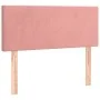 Box spring bed with mattress and LED pink velvet 100x200 cm by , Beds and slatted bases - Ref: Foro24-3134272, Price: 295,02 ...