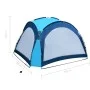 Party tent with LED and 4 side walls blue 3.6x3.6x2.3m by vidaXL, Tents and gazebos - Ref: Foro24-92236, Price: 140,51 €, Dis...