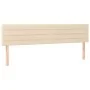 Box spring bed with cream fabric mattress 160x200 cm by , Beds and slatted bases - Ref: Foro24-3140150, Price: 494,45 €, Disc...