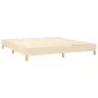 Box spring bed with cream fabric mattress 180x200 cm by , Beds and slatted bases - Ref: Foro24-3140798, Price: 562,47 €, Disc...