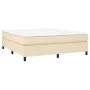 Box spring bed with cream fabric mattress 180x200 cm by , Beds and slatted bases - Ref: Foro24-3144444, Price: 504,46 €, Disc...