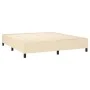 Box spring bed with cream fabric mattress 180x200 cm by , Beds and slatted bases - Ref: Foro24-3144444, Price: 504,46 €, Disc...