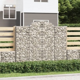 Gabion baskets 20 pcs arch shape iron 200x50x160/180 cm by , Pots and planters - Ref: Foro24-3146398, Price: 2,00 €, Discount: %