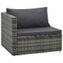 5-piece garden furniture set and gray synthetic rattan cushions by vidaXL, Garden sets - Ref: Foro24-47814, Price: 483,47 €, ...