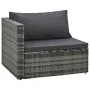 5-teiliges Gartenmöbel-Set und graue synthetische Rattankissen von vidaXL, Gartensets - Ref: Foro24-47814, Preis: 422,83 €, R...