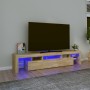 TV-Schrank mit LED-Leuchten Sonoma-Eiche 200x36,5x40 cm von , TV-Möbel - Ref: Foro24-3152812, Preis: 158,80 €, Rabatt: %
