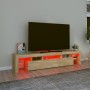 TV-Schrank mit LED-Leuchten Sonoma-Eiche 200x36,5x40 cm von , TV-Möbel - Ref: Foro24-3152812, Preis: 158,80 €, Rabatt: %