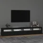 TV-Schrank mit LED-Leuchten Schwarz 240x35x40 cm von , TV-Möbel - Ref: Foro24-3152763, Preis: 176,83 €, Rabatt: %