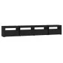 TV-Schrank mit LED-Leuchten Schwarz 240x35x40 cm von , TV-Möbel - Ref: Foro24-3152763, Preis: 176,83 €, Rabatt: %