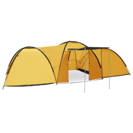 Igloo tent 8 people yellow 650x240x190 cm by vidaXL, tents - Ref: Foro24-92232, Price: 175,07 €, Discount: %