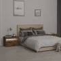Mesitas de noche con luces LED 2 uds roble ahumado 60x35x40 cm de , Mesitas de noche - Ref: Foro24-3152827, Precio: 71,83 €, ...