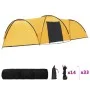 Igloo tent 8 people yellow 650x240x190 cm by vidaXL, tents - Ref: Foro24-92232, Price: 175,07 €, Discount: %