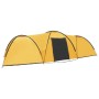 Igloo tent 8 people yellow 650x240x190 cm by vidaXL, tents - Ref: Foro24-92232, Price: 181,81 €, Discount: %