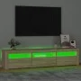 TV-Schrank mit LED-Leuchten Sonoma-Eiche 180x35x40 cm von , TV-Möbel - Ref: Foro24-3152756, Preis: 119,48 €, Rabatt: %