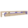 TV-Schrank mit LED-Leuchten, Farbe Sonoma-Eiche, 290 x 36,5 x 40 cm von , TV-Möbel - Ref: Foro24-3152804, Preis: 186,59 €, Ra...