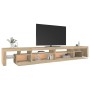 TV-Schrank mit LED-Leuchten, Farbe Sonoma-Eiche, 290 x 36,5 x 40 cm von , TV-Möbel - Ref: Foro24-3152804, Preis: 186,59 €, Ra...