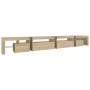 TV-Schrank mit LED-Leuchten, Farbe Sonoma-Eiche, 290 x 36,5 x 40 cm von , TV-Möbel - Ref: Foro24-3152804, Preis: 183,61 €, Ra...