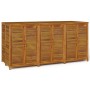 Caja de almacenaje de jardín madera maciza acacia 210x87x104 cm