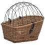 Bicycle rear basket with lid natural willow 55x31x36 cm by vidaXL, Bicycle baskets - Ref: Foro24-170903, Price: 82,41 €, Disc...